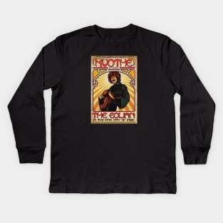 Kvothe On Stage Name Of The Wind Kids Long Sleeve T-Shirt